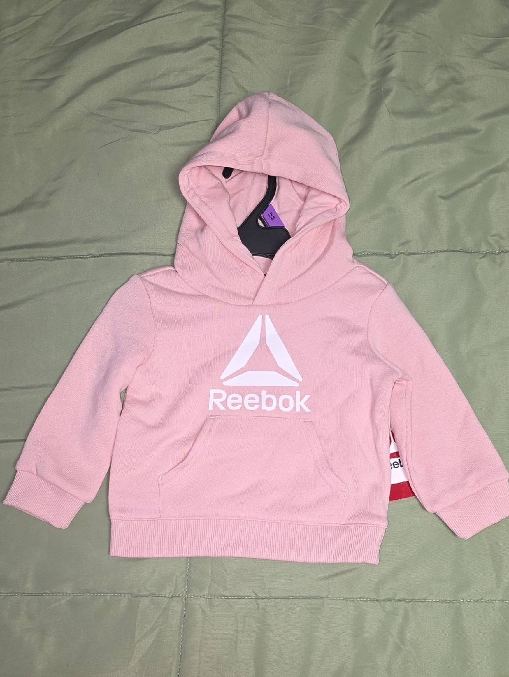 Reebok Toddler Girls Fleece Hoodie, Peachskin